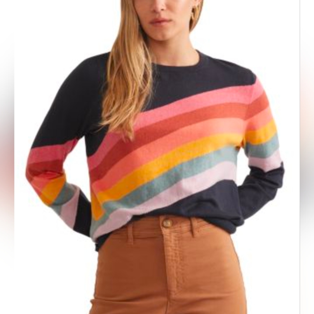 🌟40% OFF SALE, Marine Layer Sunset Icon Crewneck Cotton Sweater, Women's Medium